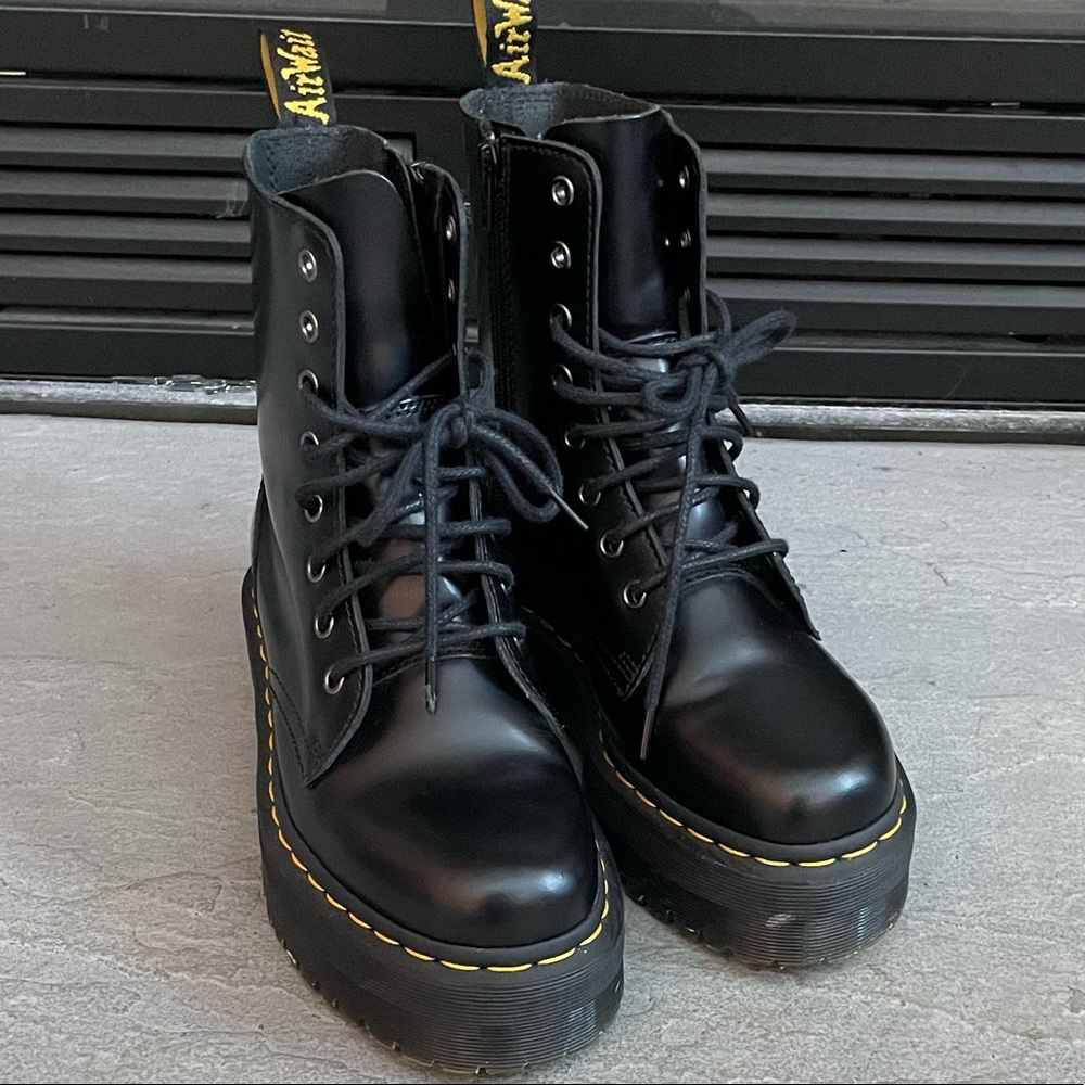 Dr. Martens Jadon Leather Platform Boots